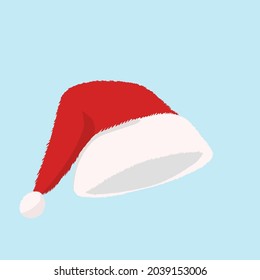 Vector Santa hat, elemento para la navidad.