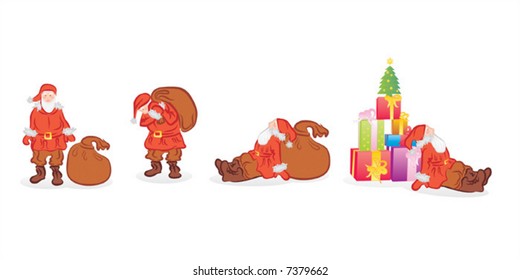 vector santa images