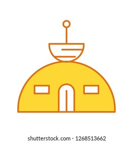 Vector satellile station icon
