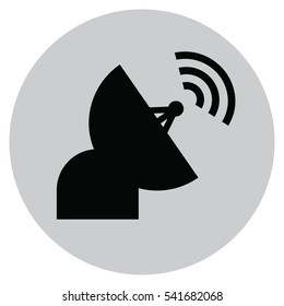 Vector Satellite Antenna icon