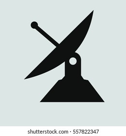 Vector satellite dish icon