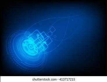 vector satellite dish telecom background, communication technology