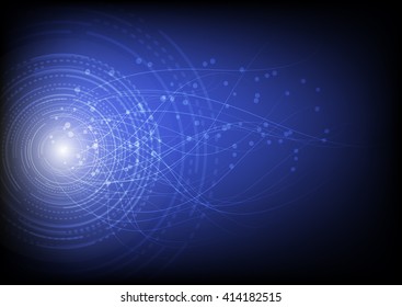vector satellite dish telecom background, communication signal technology