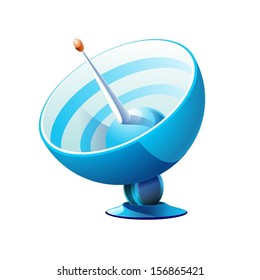 vector satellite icon