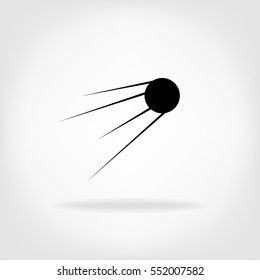 Vector satellite sign icon
