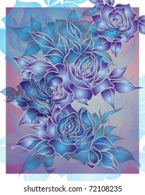 Vector Satin Roses