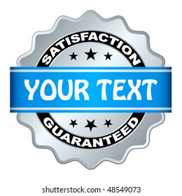 vector satisfaction guaranteed label