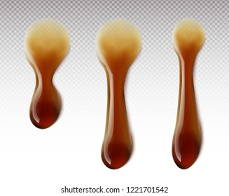 Vector  sauce or caramel drops.