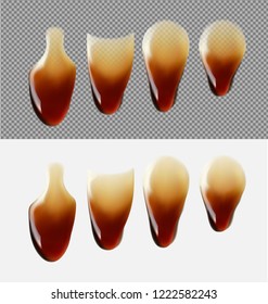 Vector  sauce or caramel drops.