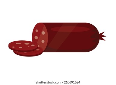 Vector Sausage Flat Icon