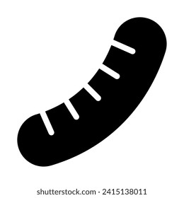 Vector Sausage Grocery object illustration