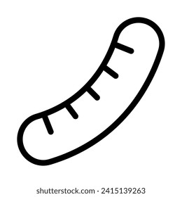 Vector Sausage Grocery object illustration