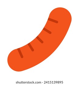 Vector Sausage Grocery object illustration