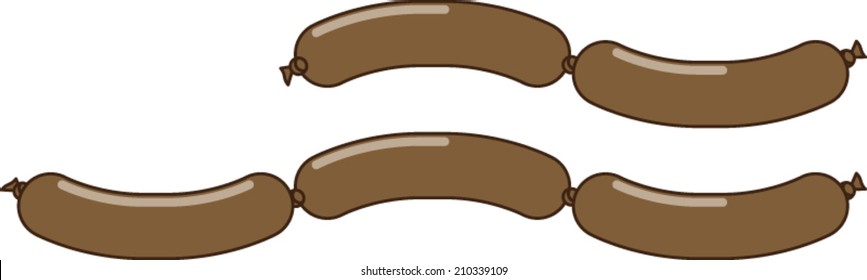 Vector Sausage Links