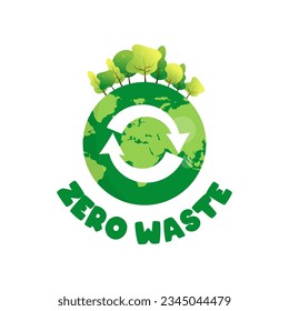 Vector save environment, renewable energy and green earth for environmental campaign.