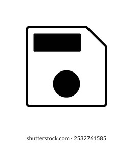 Vector Save File Icon Set. Save File Icons. Floppy Disk Symbols