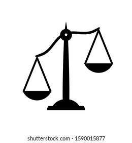 Vector scale Icon. balance symbol