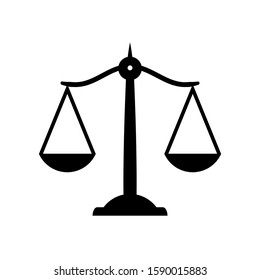 Vector scale Icon. balance symbol