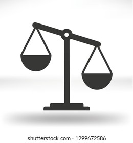 Vector scales icon