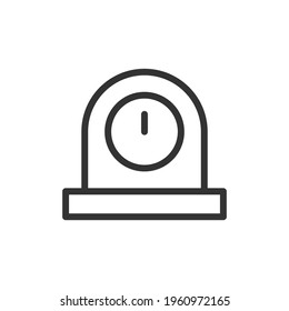 Vector scales line icon. Symbol in trendy outline style. Vector illustration isolated on a white background. 