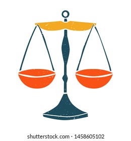 Vector scales original design. Can be used for poster, greeting card, birthday party, invitation. Vector illustration