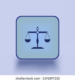 Vector scales web Icon