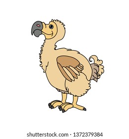vector scandi cartoon animal clip art dodo bird