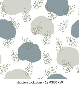 Vector Scandinavian Nature Pattern Design. Perfect for fabric, wallpaper, stationery and scrapbooking projects and other crafts and digital work.