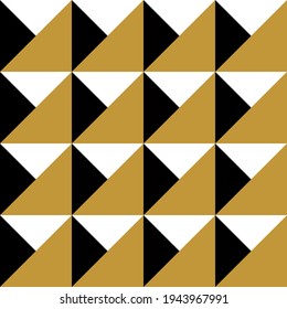vector scandinavian ornament in black and white with gold