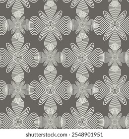 Vector Scandinavian pattern, geometric shapes, minimalist style