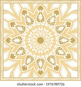  vector scarf with apple color. Abstract seamless vector pattern with hand drawn elements. 