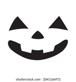 Vector Scary Face On White Background Stock Vector (Royalty Free ...