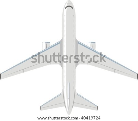 vector scene civil plane