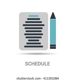 Vector Schedule Icon