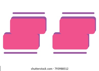 Vector scheme icon, isolated on white. Infographics design element. Modern vector abstract step lable infographic elements. Useful for workflow layout, diagram, number of options, web design. EPS 10