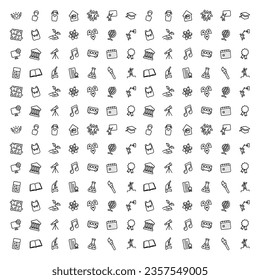 Vector school background. Back to school.