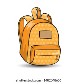 cartoon backpack