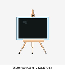 Icono de pizarra de la escuela de Vector - ilustración de educación.