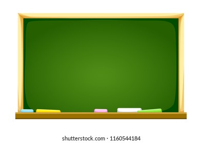 Vector School Blackboard On Wall Pieces Stock Vector (Royalty Free ...