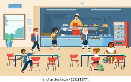 https://image.shutterstock.com/image-vector/vector-school-canteen-different-races-260nw-1831915774.jpg