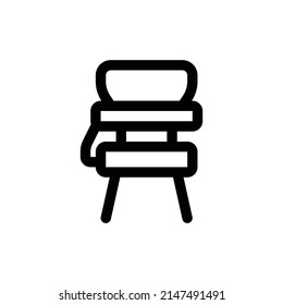 Vektorgrafik-Desk-Symbol für Schwarz
