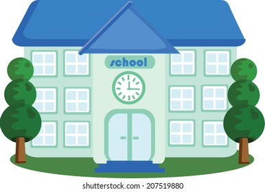 Vector School House Icon