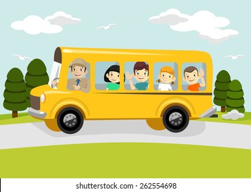 Vector school illustration