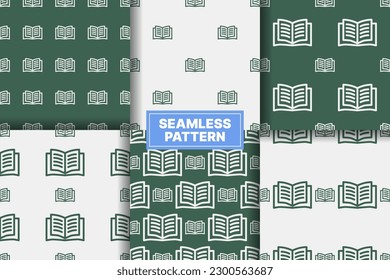 vector school seamless pattern collection