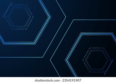 vector sci fi hexagonal futuristic pattern, innovation future technology background,
