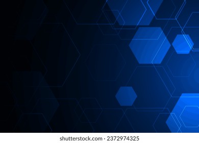 vector sci fi hexagonal futuristic pattern, innovation future technology background,