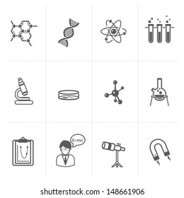 Vector Science Icon Set