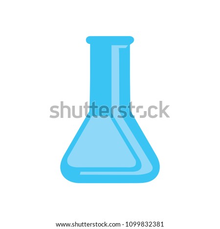 vector science Lab flask - chemical laboratory, chemistry research - medical test icons