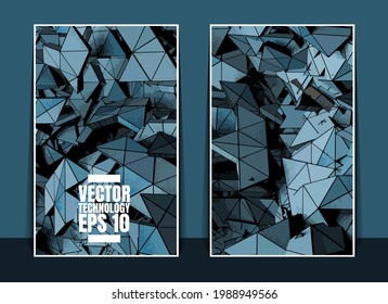 Vector of science technology concept. Background ready for website banner, poster or roll up