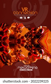 Vector of science technology concept. Background ready for website banner, poster or roll up